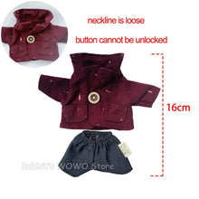 Load image into Gallery viewer, 1pc Doll Clothes for 30cm Le Sucre Rabbit Bear Plush Toys Sweater Skirt Dress Couple Suit for 1/6 BJD Dolls Gifts for Girls