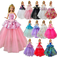 Load image into Gallery viewer, Nesest Fashion Handmade 7 Doll items /lot Accessories Princess Wedding dress for Barbie Game Birthday DIY Gift Toy For Children
